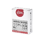 Кассета с лентой S'OK by Sakura Printing TZE445 для Brother, белый на красном, 18мм/8м, наклейка, фото3