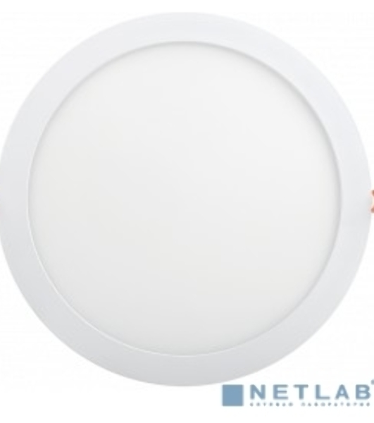 Светильник LED ДВО 1610 24Вт 6500К IP20 круг белый IEK LDVO0-1610-1-24-6500-K01