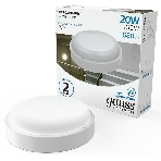 Светильник ЖКХ Elementary круг 20W 1680lm 6500K 160-260V IP65 D175*52мм белый LED, фото3