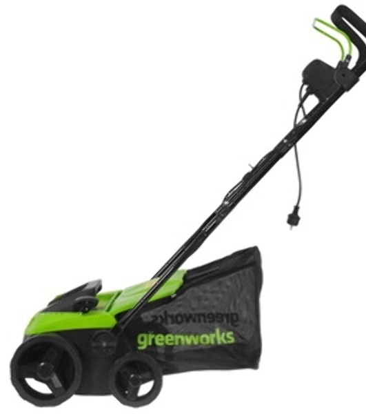 Аэратор-скарификатор электрический (2515507) GreenWorks GDT15 Арт. 2515507, 1500W, 36 см