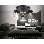 Светильник Ambrella light TR8092/3 BK/CH черный/хром E27*3 max 40W D372*190, фото 1