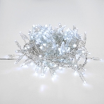 Гирлянда Neon-night 'Кластер' 10 м, 400 LED, прозрачный ПВХ, IP65, соединяемая, цвет свечения белый, фото3