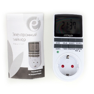Таймер электрический Energenie EG-SST-01, LCD-дисплей 2,3″, белый