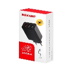 Сетевое зарядное устройство-переходник Rexant 3xUSB адаптер, 30W черный, фото4
