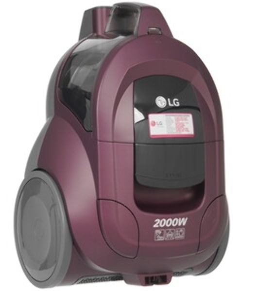 Пылесос LG VC5420NHTCW фиолетовый/черный, 380/2000 Вт, уборка сухая, пылесборник контейнер 1.3 л