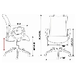 Кресло офисное Бюрократ Ch-599/DB/TW-10N (TW-10N), фото8