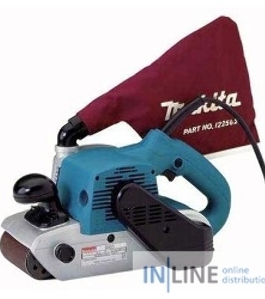 Ленточная шлифовальная шашина Makita 9403 ЛШМ,1200Вт,100х610мм,500м\м,5.9кг,кор,п\сборник