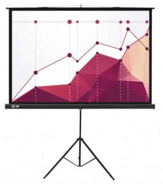 Экран для проектора Cactus CS-PST-180x180, 100 ', 1:1, напольный, рулонный, белый  матовый