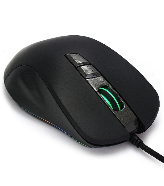 Мышь проводная Crown CMGM-903 черный, 7000 dpi, USB, кнопки - 7