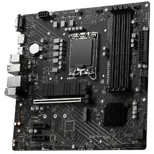 Материнская плата MSI PRO B760M-P DDR4, LGA 1700, Intel B760, 4xDDR4, 4xSATA, 2xM.2, 1xPCIe 4.0 x16, 2xPCIe 3.0 x1, 1xHDMI, 1xDP, 1xVGA, 1x1Gb LAN, 4xUSB-A 2.0, 1xUSB-A 3.2 Gen 1, 1xUSB-C 3.2 Gen 2, 3x3.5 мм, 7.1, mATX