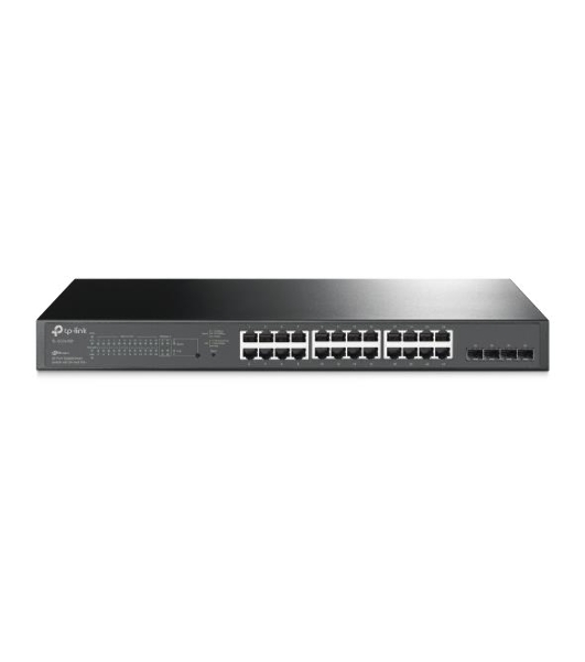 Коммутатор TP-Link TL-SG2428P JetStream гигабитный Smart коммутатор на 24 порта PoE+ и 4 SFP-слота SMB