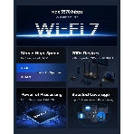 Маршрутизатор Cudy BE3600 Gigabit Dual Band Wi-Fi 7 Mesh Router, Chipset Broadcom, 802.11be/ax/ac/a/b/g/n, 2882Mbps at 5GHz + 688Mbps at 2.4GHz, 5 x 10/100/1000Mbps Ports, 4 x 5dBi fixed antennas, WiFi router/AP/Repeater/WISP Mode, PPTP/L2TP/OpenVPN/WireGuard, MLO, MU-MIMO, Guest network, WPS, DDNS, IPv6, IPTV, WOL, WPA3, TR069/TR098/TR111/TR181, Cudy APP, фото3