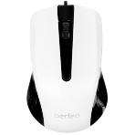 Мышь проводная Perfeo RAINBOW черный/белый, 1000 dpi, USB, кнопки - 3, фото3