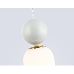 Настенный светильник Ambrella light LH53108 BS/GR/FR латунь/серый/белый матовый G9 max 28W 100*200*570, фото4