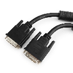 Кабель DVI-D single link Gembird/Cablexpert, 19M/19M, 1.8м, черный, экран, феррит.кольца, пакет (CC-DVI-BK-6), фото 1