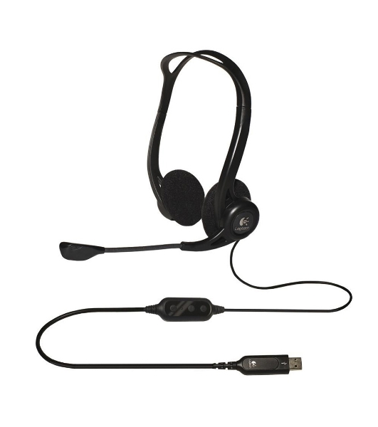 Гарнитура Logitech PC Headset 960 Stereo чёрный, проводная, USB