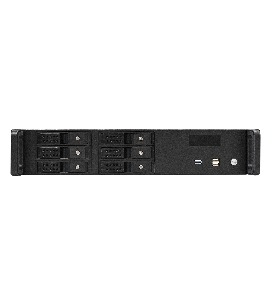 Серверный корпус ExeGate Pro 2U480-HS06 (RM 19', высота 2U, глубина 480, БП 1000ADS, 6xHotSwap, USB)