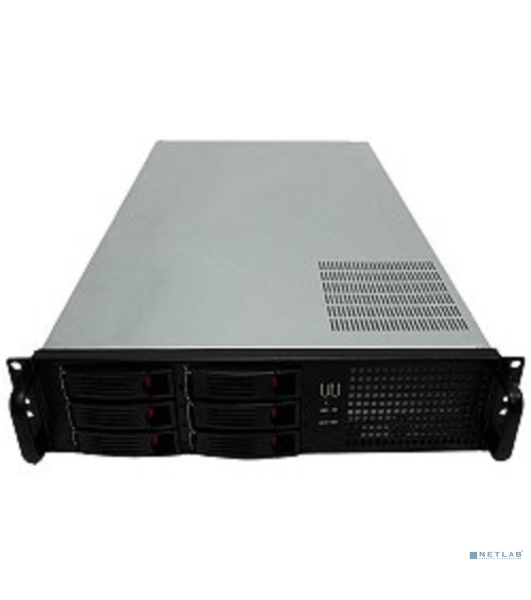 Серверный корпус ExeGate Pro 2U660-HS06 (RM 19', высота 2U, глубина 660, без БП, 6xHotSwap, USB)