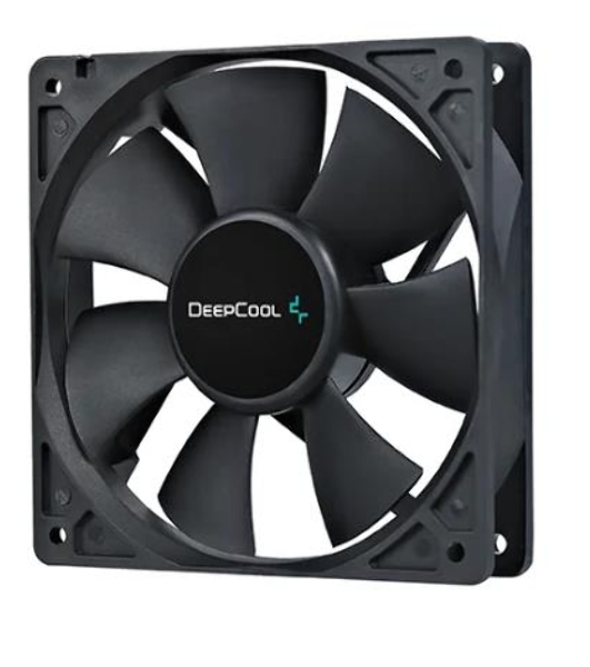 Вентилятор для корпуса DEEPCOOL XFAN 120 черный, 120 мм, 1300 об/мин, 23.7 дБ, 3 pin