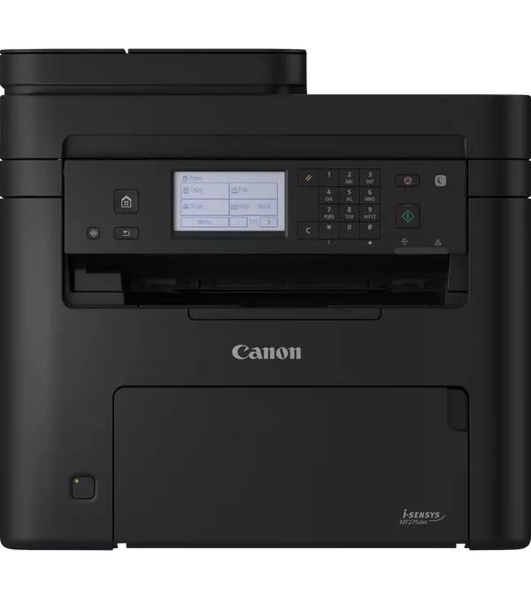 МФУ лазерное Canon i-Sensys MF275dw (5621C001), A4, ч/б, печ. 29 стр/мин., скан. до 20 стр/мин (ч/б) 15 стр/мин (цвет), 2400 x 600 dpi (печать) 600x600dpi (скан.), USB, RJ-45, Wi-Fi, Air Print, Mopria
