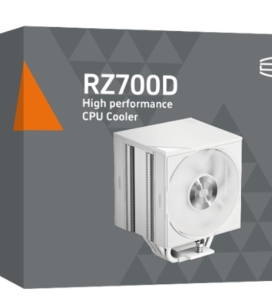 Кулер для процессора PCCooler RZ700D BK (270W, 4-pin PWM, 159.5mm, Al/Cu, 7x6mm, 2x120mm, 79.8CFM, 35.9dBA, 2400RPM, S: 1851/1700/1200/115X, AM5/AM4, black)