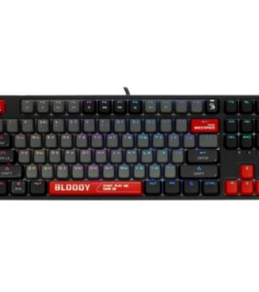Клавиатура проводная A4Tech Bloody S87 Energy (S87 USB ENERGY PINK) USB розовый