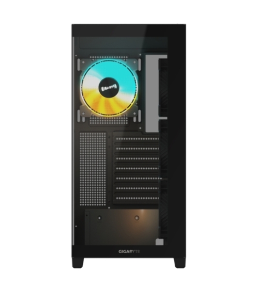 Компьютерный корпус Gigabyte Gb-C500P ST черный без БП ATX 3x120мм 6x140мм 2xUSB 3.0 1xUSB3.1 audio bott PSU