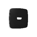 Лицевая панель OMEGA (Черный матовый) для HDMI розетки QUANT OP8140, фото3