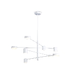 Подвесной светодиодный светильник Ambrella light FL51688/8 WH белый 3000K/4200K/6400K 48W D900*1000 (Без ПДУ), фото9
