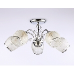 Светильник Ambrella light TR3188/5 CH/CL/FR хром/прозрачный/белый матовый E27/5 max 40W D600*285, фото4