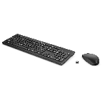 Комплект клавиатура+мышь HP 230 беспроводной, USB, чёрный, фото 1