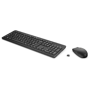 Комплект клавиатура+мышь HP 230 беспроводной, USB, чёрный
