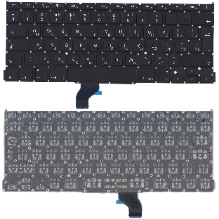 Клавиатура для ноутбука MacBook Pro 13' Retina A1502 2013+ черная большой Enter
