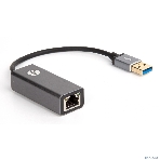 Кабель-переходник USB 3.0 (Am) --> LAN RJ-45 Ethernet 1000 Mbps, Aluminum Shell, VCOM DU312M, фото10