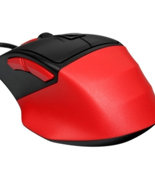 Мышь проводная A4Tech Fstyler FM45S Air красный/черный, 2400 dpi, USB, кнопки - 7