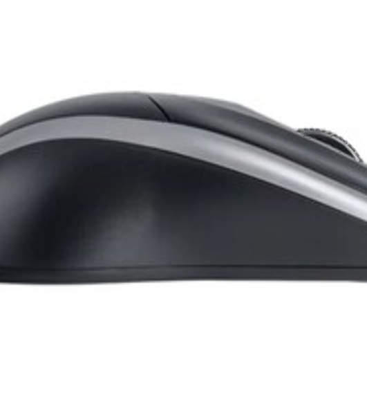Мышь проводная Perfeo TOUR черный/серебристый, 1000 dpi, USB, кнопки - 3