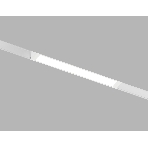 Трековый линейный светильник Ambrella light GL8030 WH белый IP20 9W 3000-6000K 220V 120° 220*25*41, фото3
