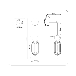 Настенный светильник Ambrella light LH53108 BS/GR/FR латунь/серый/белый матовый G9 max 28W 100*200*570, фото 1
