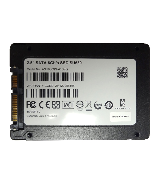 Накопитель SSD ADATA SU630, 480Gb, SATA III, 2.5', R/W 520/450