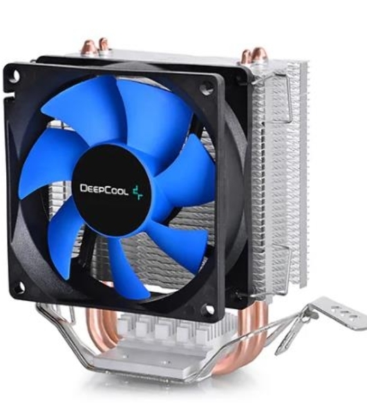 Кулер для процессора DEEPCOOL ICE EDGE MINI FS V2.0 синий, 80 мм, алюминий/медь, 2200 об/мин, 24.7 дБ, 3 pin, 100 Вт, 112 мм