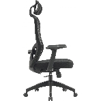 Кресло компьютерное Cactus CS-MC515-BK черный, сиденье черный, сетка/ткань, с подголов. крестов. пластик, пластик черный, фото9