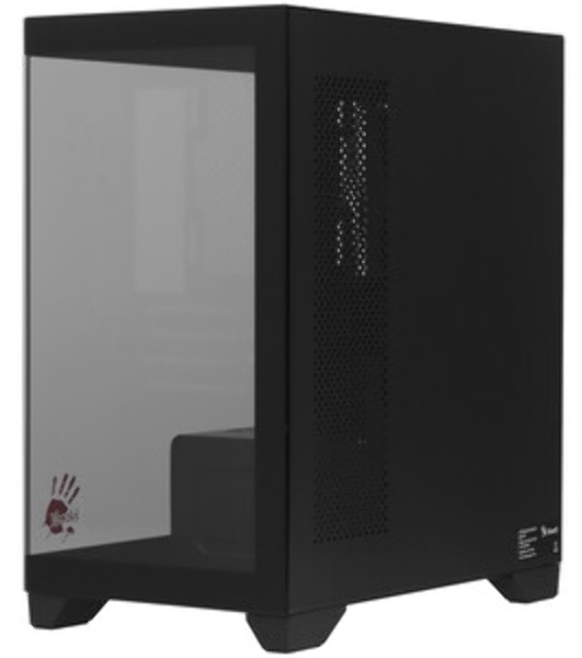 Компьютерный корпус Bloody BD-CC103 черный без БП mATX 7x120мм 1xUSB 2.0 1xUSB 3.0 audio bott PSU
