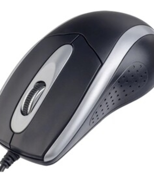 Мышь проводная Perfeo TOUR черный/серебристый, 1000 dpi, USB, кнопки - 3