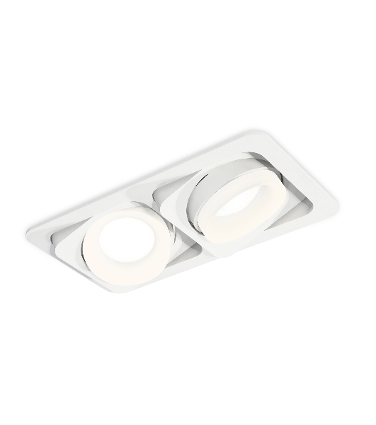 Комплект встраиваемого поворотного светильника Ambrella light XC7663084 SWH/FR белый песок/белый матовый MR16 GU5.3 (C7663, N7165)