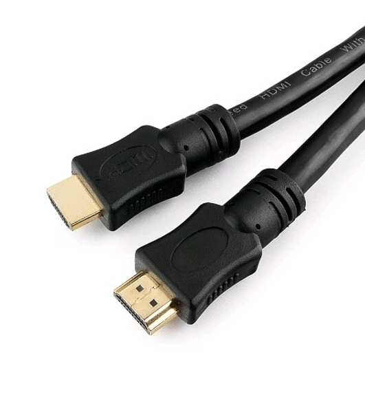 Кабель Cablexpert HDMI CC-HDMI4-15M, 19M/19M, v2.0, медь, позол.разъемы, экран, 15м, черный, пакет