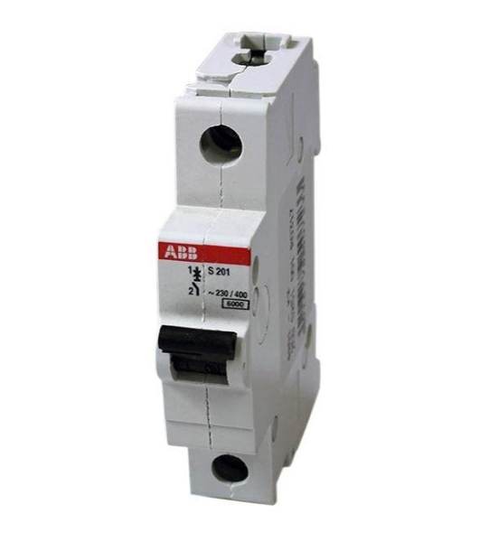 Выключатель автоматический модульный 1п C 6А 6кА S201 ABB 2CDS251001R0064