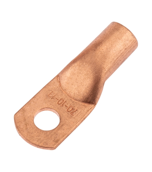 Наконечник медный ТМ Rexant 70-10-13 (70 мм² - Ø13 мм) (в упак. 5 шт.)