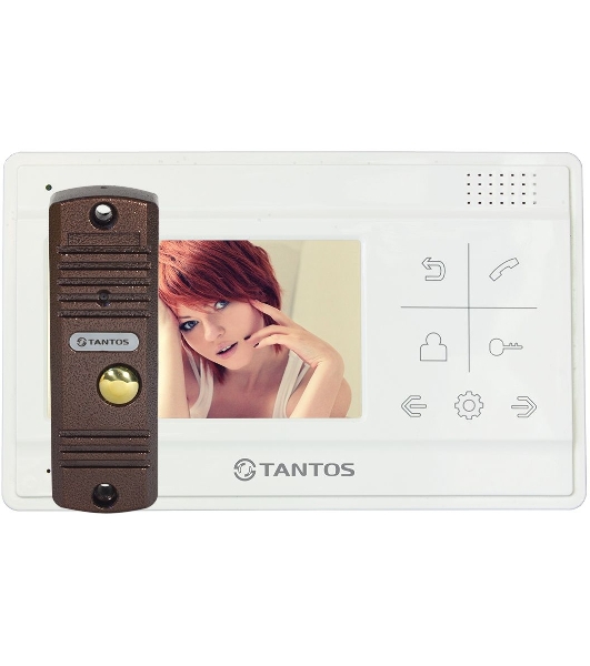 Комплект домофона Tantos Lilu kit белый