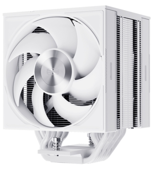 Кулер для процессора PCCooler RZ700D BK (270W, 4-pin PWM, 159.5mm, Al/Cu, 7x6mm, 2x120mm, 79.8CFM, 35.9dBA, 2400RPM, S: 1851/1700/1200/115X, AM5/AM4, black)
