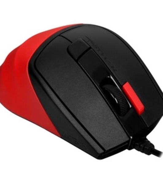 Мышь проводная A4Tech Fstyler FM45S Air красный/черный, 2400 dpi, USB, кнопки - 7